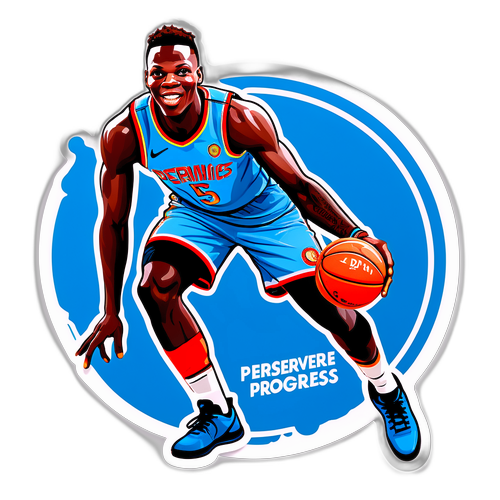 Eine dynamische Sticker von Dennis Schröder