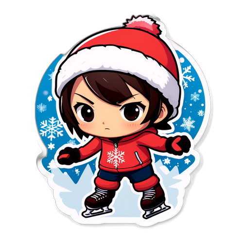 Yuma Kagiyama IJschaatser Sticker