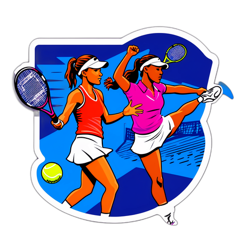Naklejka na turniej WTA w Cincinnati