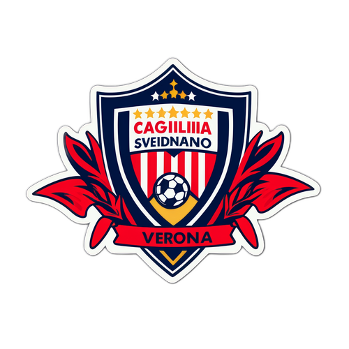 สติ๊กเกอร์ตกแต่งสำหรับวันเสาร์กับการแข่งขัน Cagliari vs. Verona