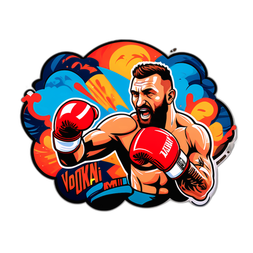 Autocollant inspiré de Volkanovski