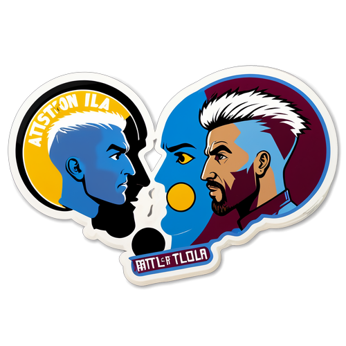 Aston Villa vs Brighton Face-Off Sticker