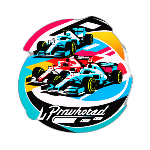 F1 Standings Sticker in Stijlvol Ontwerp