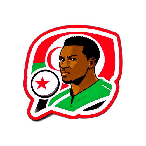 Nigeria vs Tunisia ottelu - Pelaajien puolustusta ja hyökkäystä