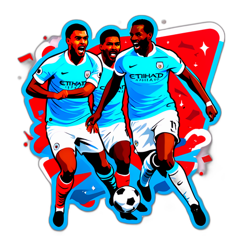 Dynamic na Eksena mula sa Labanan ng Man City at Brentford