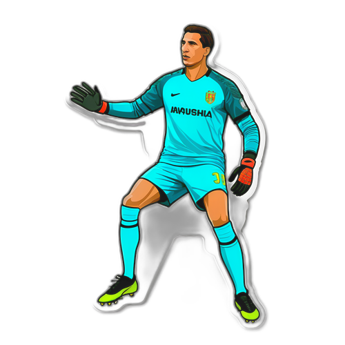 Sticker en honor a Agustín Marchesín