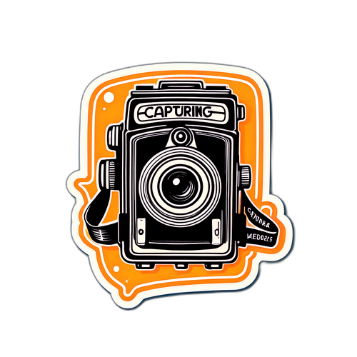 Vintage Camera Sticker