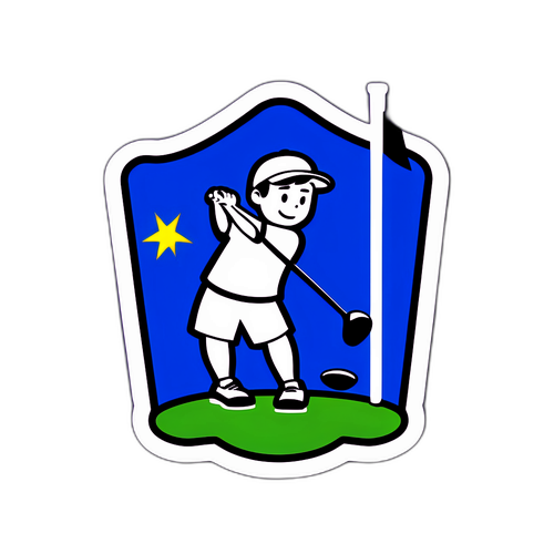 Ryder Cup Golfspiel Aufkleber