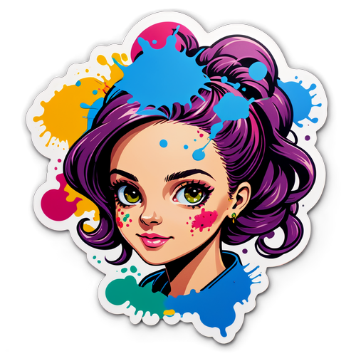 Sticker di Sara Curtis con Colori Vivaci