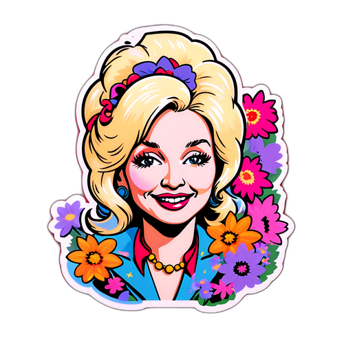 Autocolant Dolly Parton