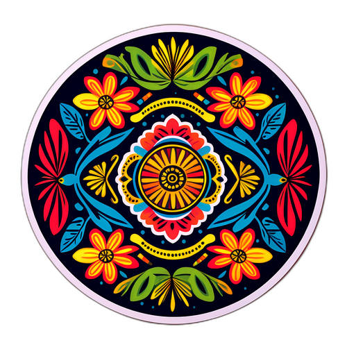 Tradycyjne wzory mozaika z Mozambiku