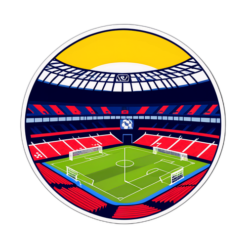 Матч английской Премьер-лиги на стадионе