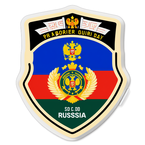 Стикер в честь Дня пограничника
