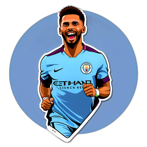 הוא גאה ללבוש את צבעי מנצ'סטר סיטי