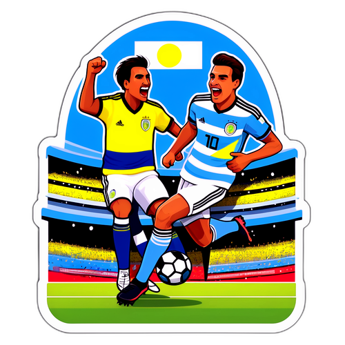 Bango la Mpira wa Miguu kati ya Argentina na Colombia