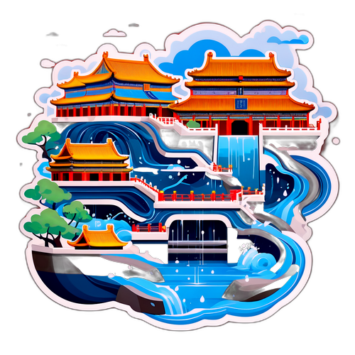 故宫排水系统动画图