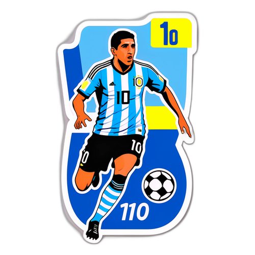Sticker de Riquelme en un juego icónico