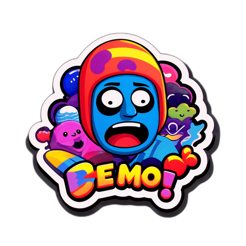 Nagy Ő mém matricák