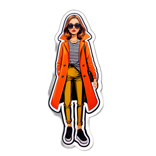 Muotitietoisen naisen tarra