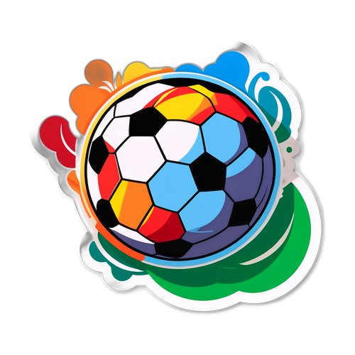 Futbol Temalı Çıkartma