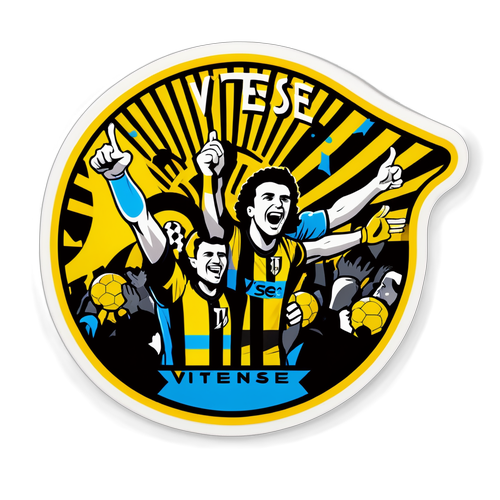 Vitesse Sticker met GelreDome en Fan Support