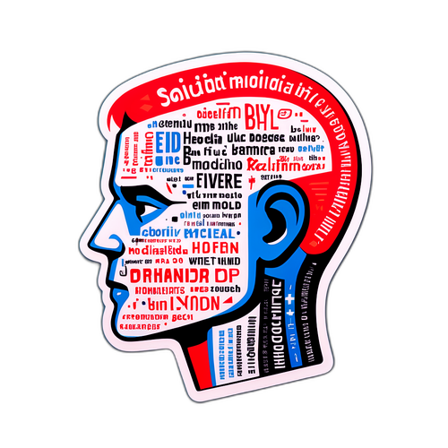 Ein modern gestalteter Kopf von Norbert Bolz mit bedeutenden Zitaten über Medien und Gesellschaft