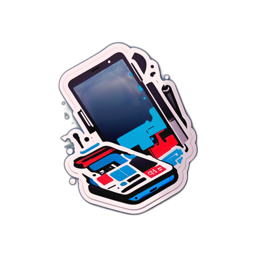 वनप्लस स्मार्टफोन के डिस्मेंटलिंग प्रक्रिया का स्टिकर