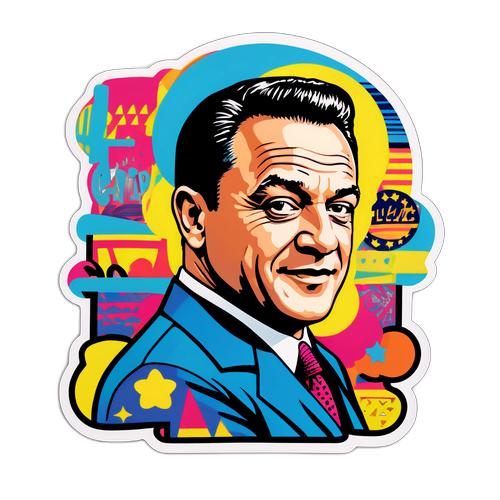 Pop Art Frank Caprio Klistremerke