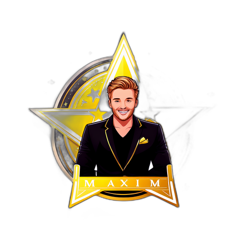 מדבקת מקסים היקר בין כוכבים