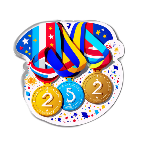 Stiker Perayaan Medali SEA Games 2025