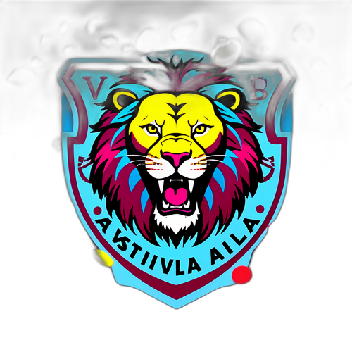 Hình dán biểu tượng sư tử Aston Villa