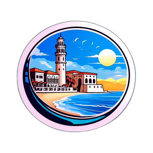 Çeşme Plajları ve Tarihi Yapıları Sticker
