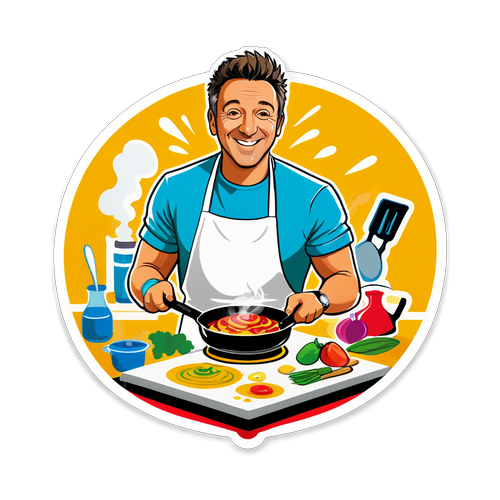 Gino D'Acampo Cooking Fun Sticker