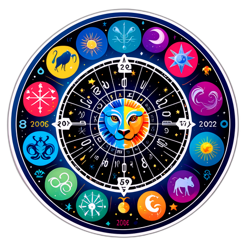 Ruota zodiacale stilosa per il 2026