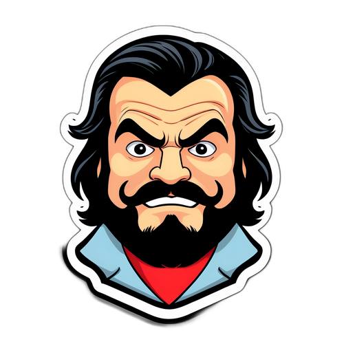 Jack Black karakterének megjelenítése
