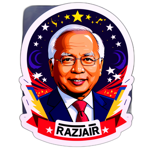 Sticker Najib Razak - Kepimpinan dan Ambisi