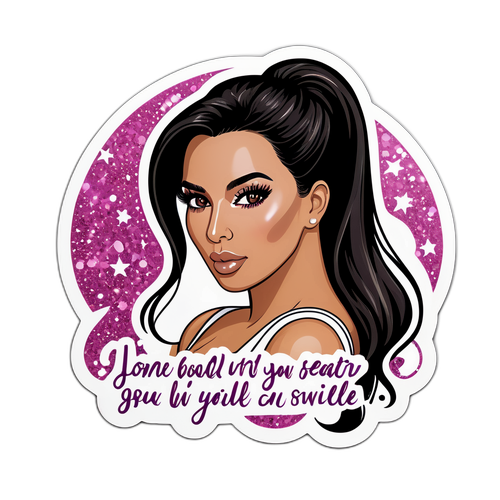 ग्लैमरस किम कार्दाशियन स्टीकर