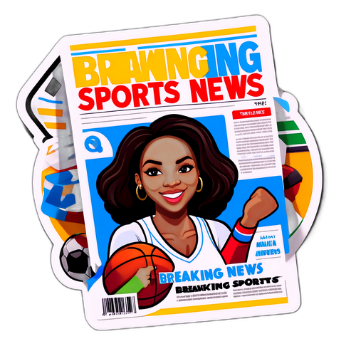 Breaking Sports News Sticker