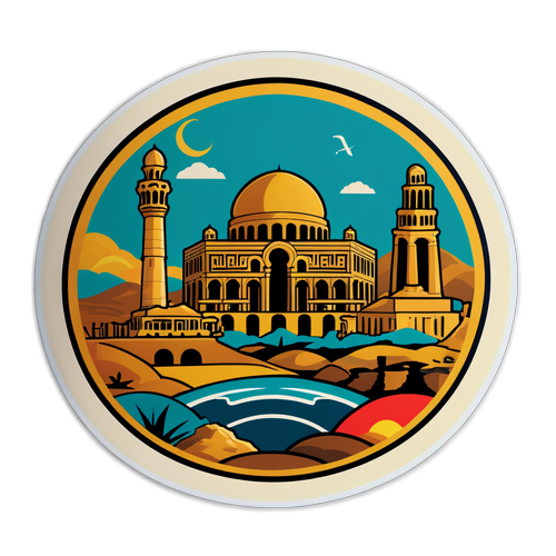 Antik Tarih ve Suriye Kültürü Sticker'ı