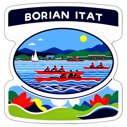 徳山競艇場の壮大なシーン