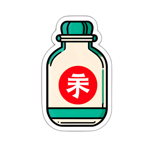 中医药退出市场贴纸