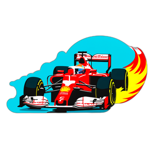 Sticker ya F1: Overtake ya Kusisimua