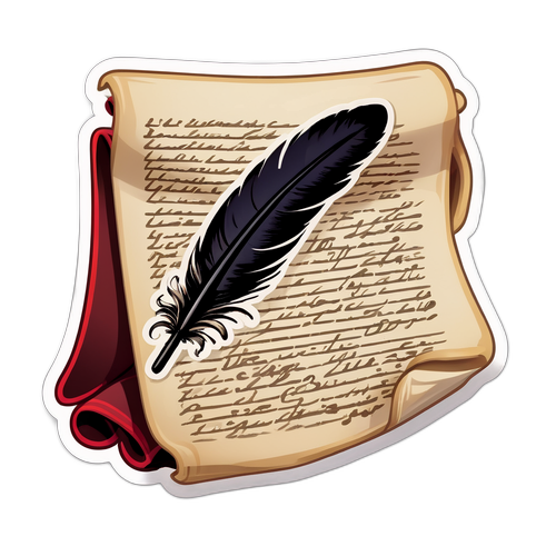 Historyczny naklejka z wydarzeniami z 1670 roku