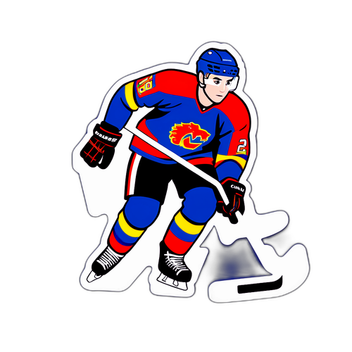 Leo Carlsson - Ung Hockeyspelare i Aktion