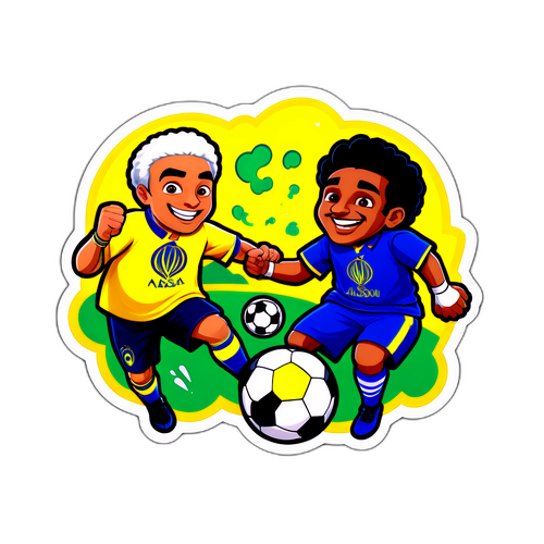 Sticker ya Kichekesho ya Al Kholood vs. Al-Nassr