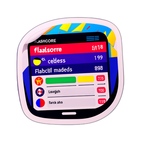 Interfața aplicației Flashscore