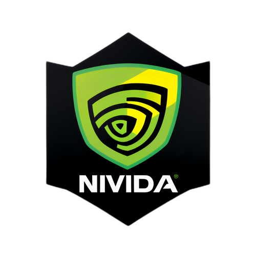 Sticker van de Nvidia-aandelenkaart