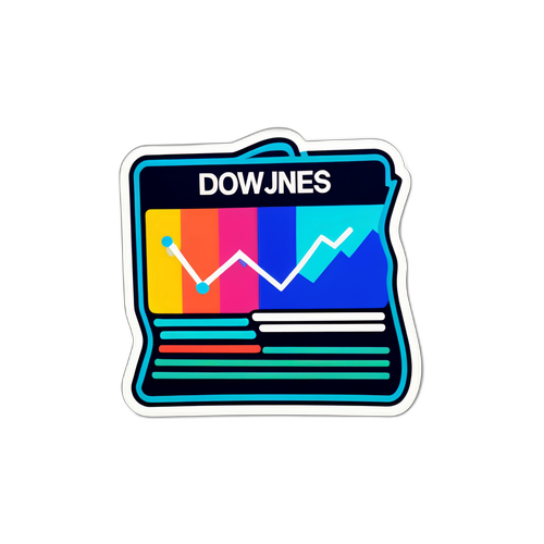 สติกเกอร์ดาวโจนส์เปลี่ยนสีเพื่อเข้าตลาดหุ้น
