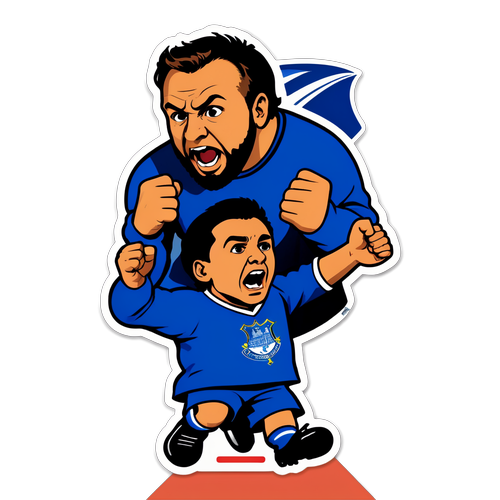 Everton vs Peterborough Intensity Sticker