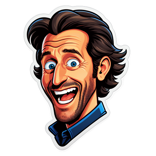 Unleash the Energy! Dave Portnoy's Electrifying Sticker You Can't Miss!